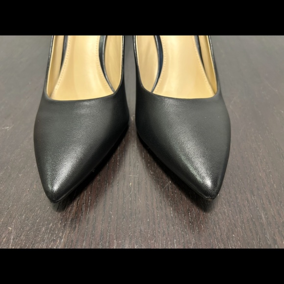 Sam Edelman Hazel Pointed Toe Pump Heels Shoes Black Leather Woman’s 8.5 - Picture 5 of 16